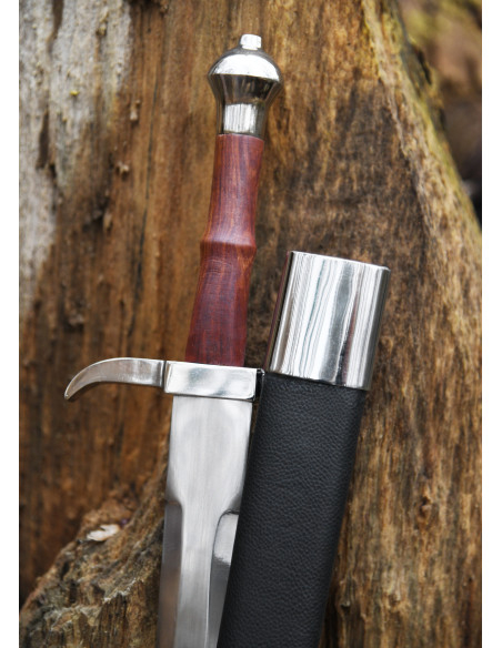 Dague médiévale avec fourreau (57,5 cm)