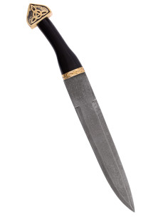 Dague Seax avec lame en acier de Damas (512 couches) 2