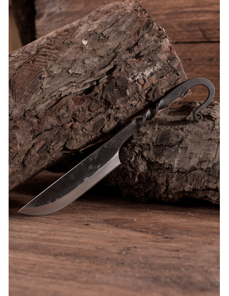 Couteau médiéval artisanal avec étui