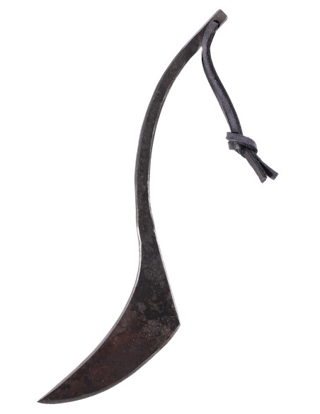 Couteau écorcheur médiéval forgé à la...