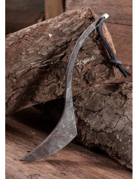 Couteau écorcheur médiéval forgé à la...
