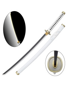 Katana Wado Ichimonji de Roronoa Zoro en bambou avec LED