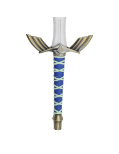 Épée ornementale Dark Link de Zelda bleue, lame en bambou 2