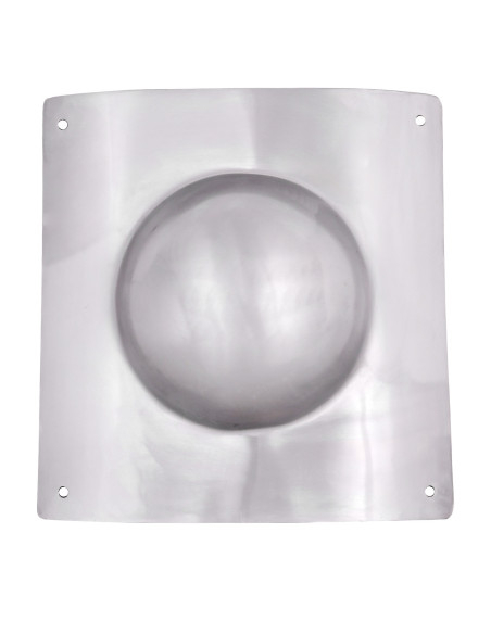 Umbo bouclier romain argenté en acier