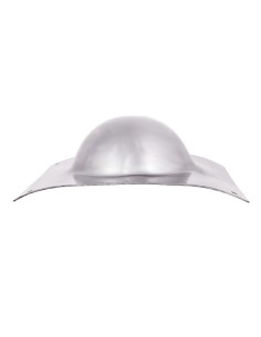 Umbo bouclier romain argenté en acier 2