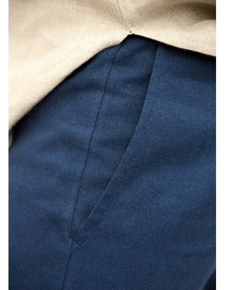 Pantalon médiéval Hagen en bleu