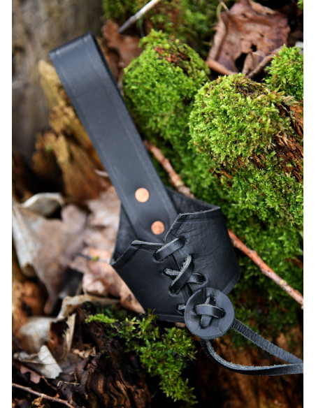 Harnais porte-corne petit, noir