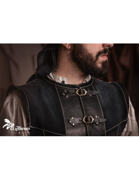 Veste noire pour pirates, hommes