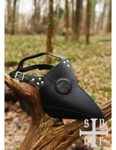 Ensemble Docteur Peste : masque et chapeau 2