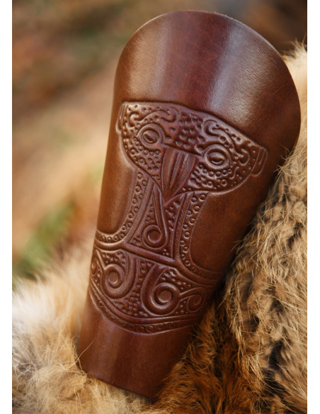 Bracelets marteau de Thor en marron
