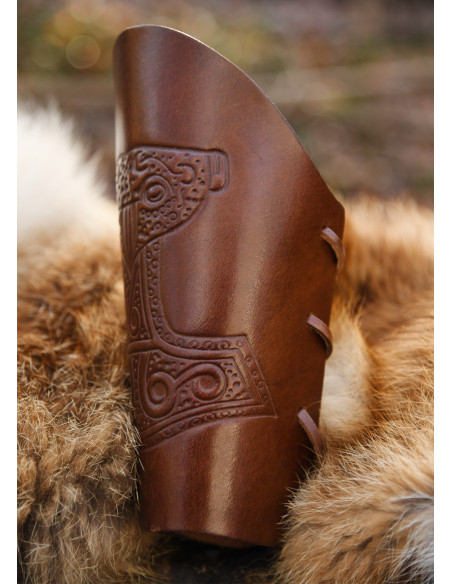 Bracelets marteau de Thor en marron