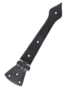 Charnière de porte médiévale forgée à la main