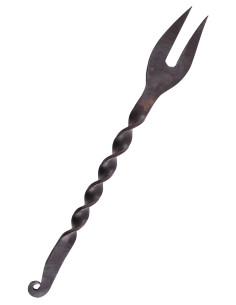 Fourchette médiévale forgée à la main (41 cm)
