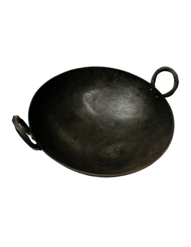 Poêle médiévale en fer (29 cm.)