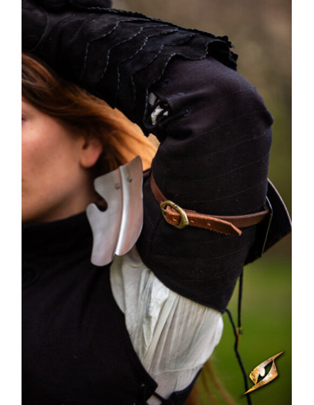 Épaulières médiévales en acier modèle...