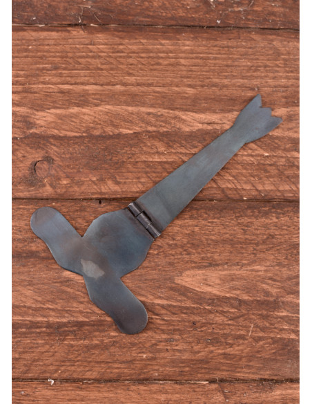 Charnière médiévale de coffre forgée...