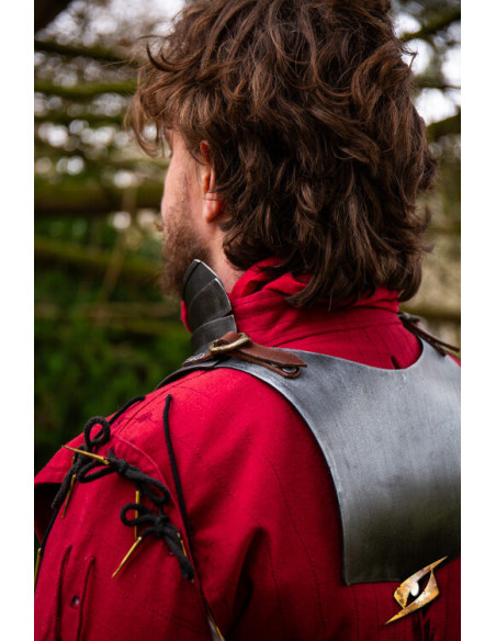 Gorget médiéval en acier modèle...