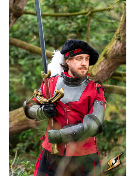 Gorget médiéval en acier modèle...