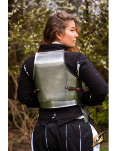 Cuirasse médiévale en acier modèle Landsknecht, finition... 2