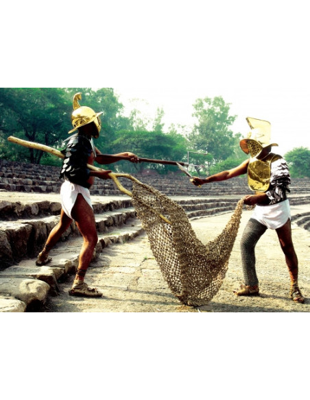 Réseau de Gladiateur en fil de jute,...