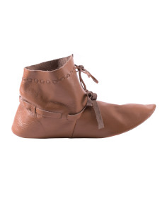Bottes médiévales mi-hautes, cousues à l'envers 2