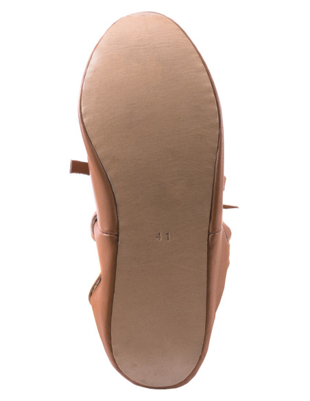 Bottes médiévales mi-hautes, cousues...