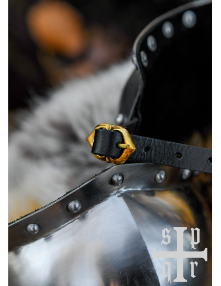 Paire de genouillères médiévales, XVe...