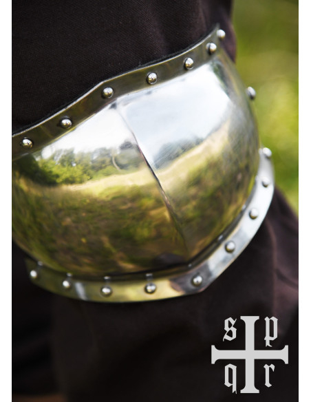 Paire de genouillères médiévales, XVe...