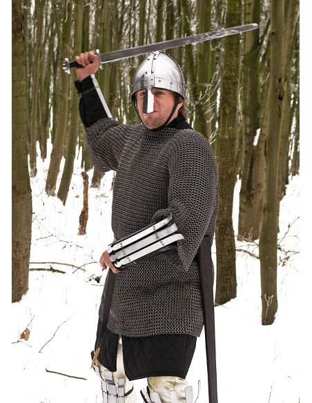 Haubert en mailles d'aluminium