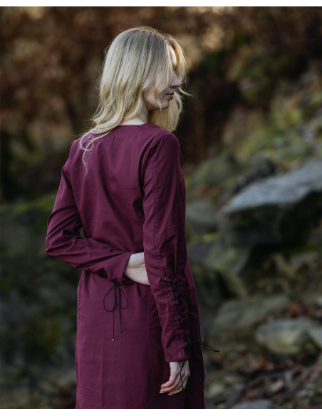 Tunique longue médiévale en coton...