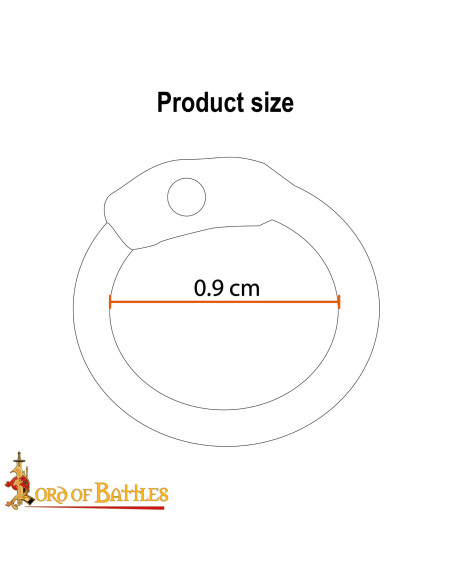 Pack de anneaux plats en laiton avec...