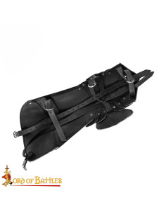 Armure pour jambe en acier de chevalier gothique du XVe... 2