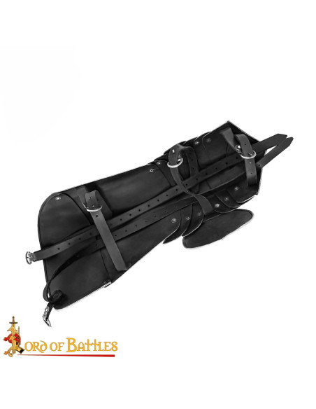 Armure pour jambe en acier de...