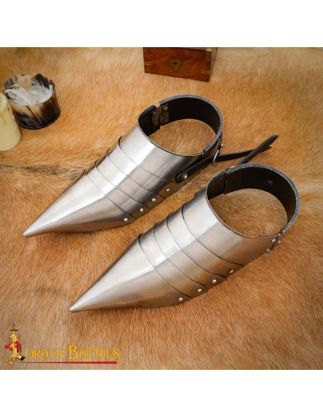 Sabatons médiévaux en acier Siècles...