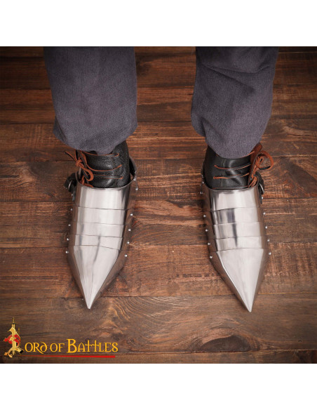 Sabatons médiévaux en acier Siècles...