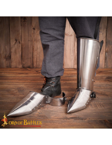 Sabatons médiévaux en acier Siècles...