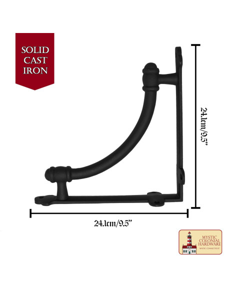 Supports médiévaux en fer forgé pour...