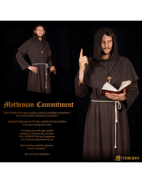 Costume de moine, modèle Frère Cadfael
