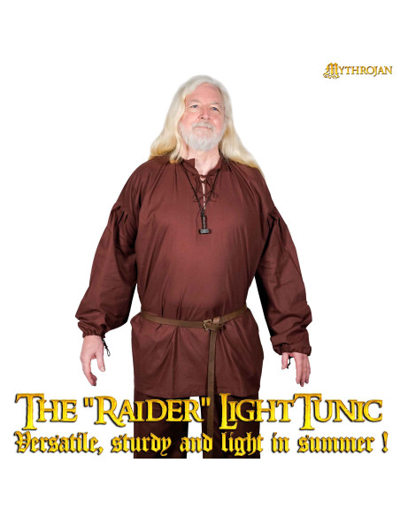 Chemise viking en coton modèle...