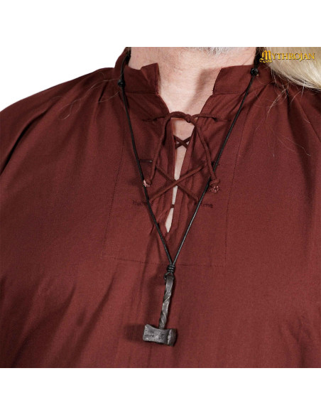 Chemise viking en coton modèle...