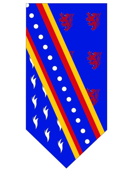 Drapeau médiéval avec lions arminiens...