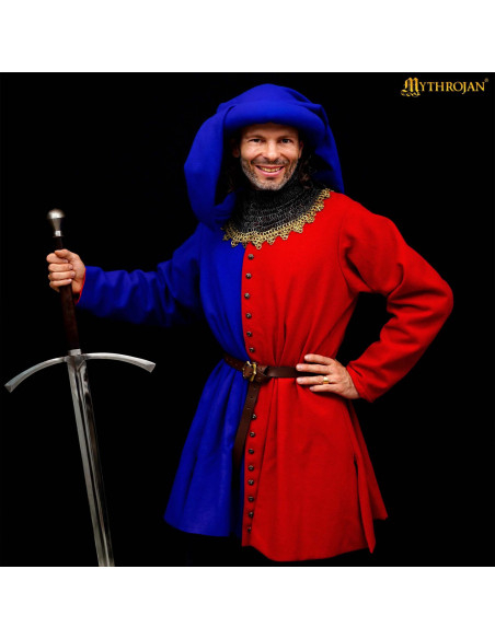 Manteau médiéval en laine des...