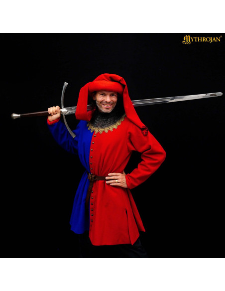 Manteau médiéval en laine des...