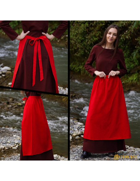 Tablier médiéval de la Renaissance,...