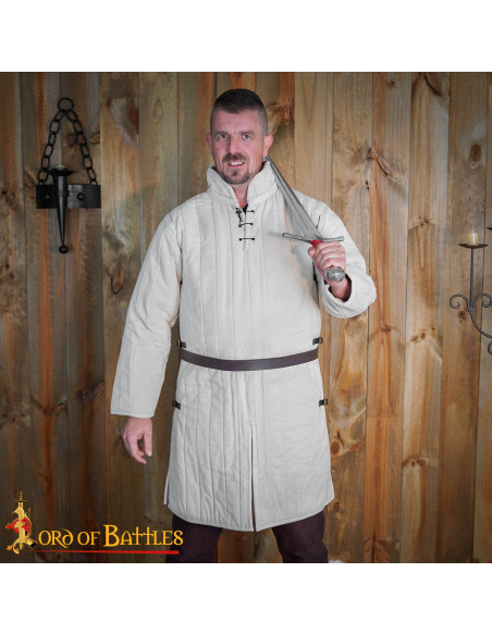 Gambeson médiéval rembourré de type 3...