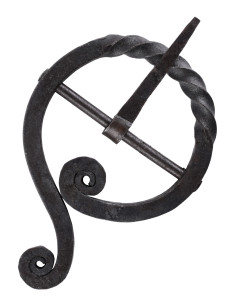 Boucle de ceinture forgée à la main, d'environ 7 cm de... 2