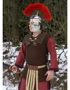 Lorica Hamata romaine, anneaux de diamètre 8 mm.