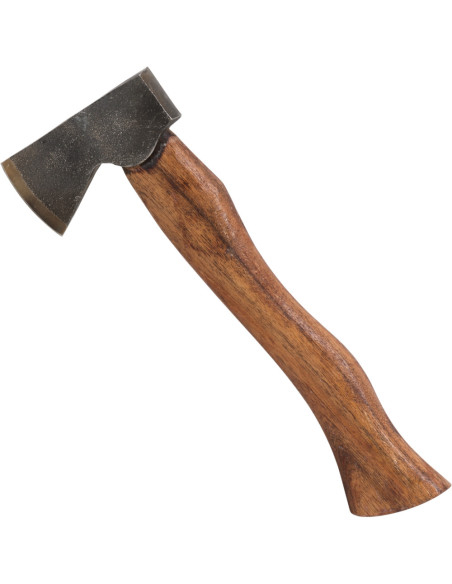 Hache de main avec étui en cuir