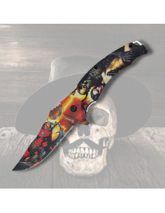 Couteau Albainox design 3D modèle Diable (20,1 cm.)