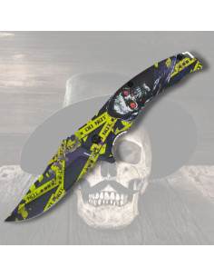 Couteau Albainox design 3D modèle Skeleton (20,1 cm.)